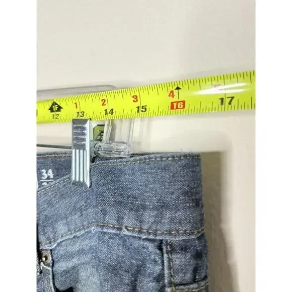 Beverly Hills Polo Club Men's Straight Leg Blue Jeans Denim size 34x30 Cotton - Picture 4 of 8